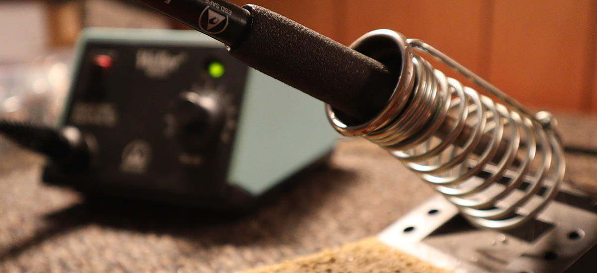 Which is the best soldering iron to repair audio leads? 