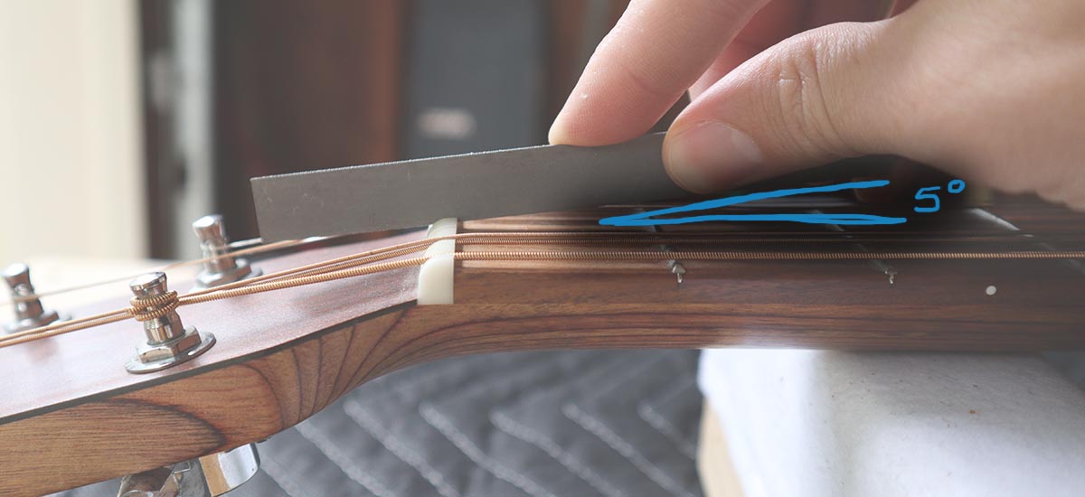 TGP » Correctly Fix Guitar String Nut Binding